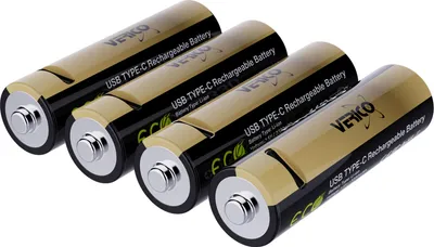 Image de Verico LoopEnergy Pro AA 4 Pack 3330mWh Mignon Battery USB-C - Batterie rechargeable - Mignon (AA)