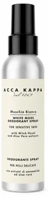 Immagine prodotto di Acca Kappa Deodorante Muschio Bianco Deodorante naturale spray, productTiles.product.images.aiGenerated