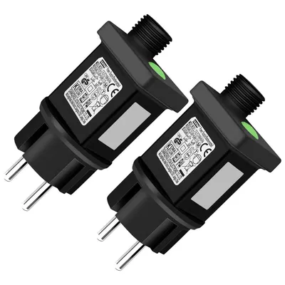 Produktbild von 24V Netzteil für Lichterkette, Ersatzadapter mit 8 Modi, Timer und Speicherfunktion für Dekolichter