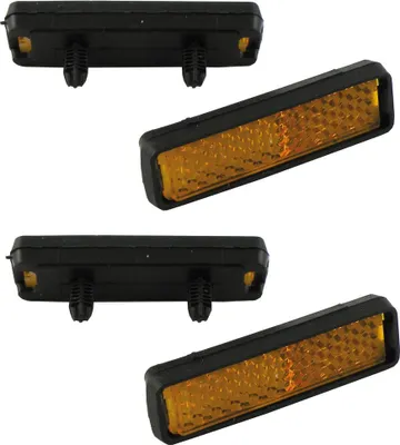 Image de Point Pedal Réflecteurs à enficher 4 pièces