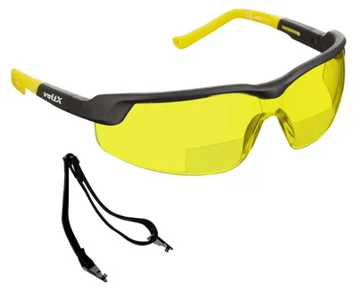 Image de Lunettes de lecture bifocales réglables voltX GT (jaune, +1,5 dioptries)