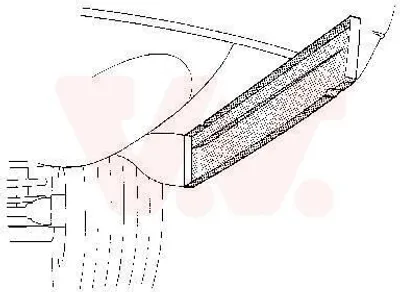 Immagine prodotto di VAN WEZEL Pannello laterale posteriore sinistro per MERCEDES-BENZ /8
