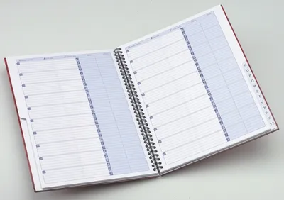Image de Carnet d'adresses Office A5 80 feuilles couleurs assorties Paquet de 5 pièces