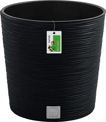 Image de Pot de jardin Pot 30 cm rond Terrace Garden Home Anthracite