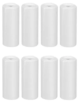 Produktbild von 8 Rollen Thermopapier für Kinderkamera tintenlos Nachfüllpapier, weißes Thermodruckerpapier, für Kinder Sofortbildkameras