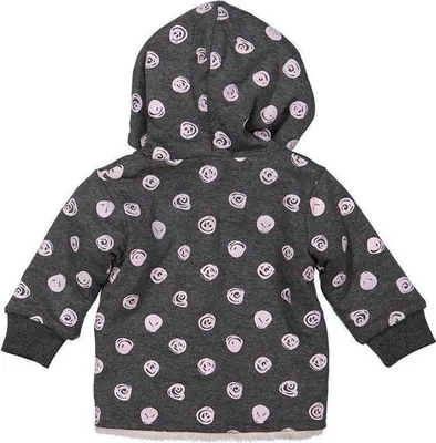 Produktbild von Dirkje gefütterte Sweatjacke Baby grau 74