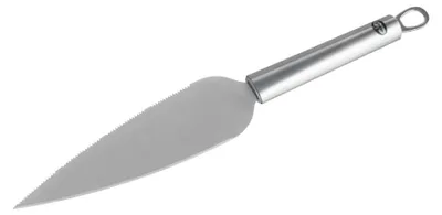 Produktbild von Dr. Oetker Profi-Tortenmesser 2 in 1: Tortenmesser und Tortenheber, Küchenmesser, für die Hochzeitsfeier, 31 cm, verschiedene Kanten und rostfreier Edelstahl