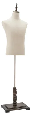 Image de Mannequin féminin - Mannequin corporel sur socle - En plastique - Pour boutiques - Pour magasins de vêtements - Pour vitrines - Pour ateliers de couture