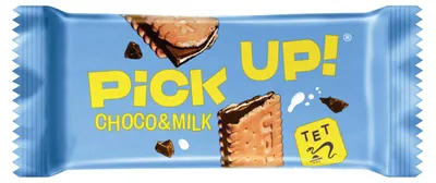 Produktbild von Bahlsen Pick Up! Choco & Milk - Kartonware - 24x 28g