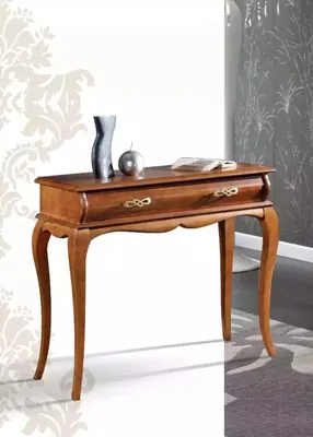 Produktbild von Klassischer Konsolentisch Holzmöbel Luxus Ablagetisch Schlafzimmer