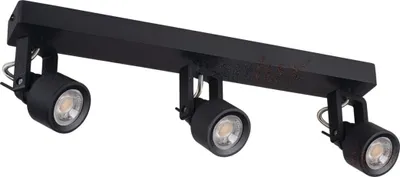 Zdjęcie produktu dla Spot SONDA czarny 3xGU10x10W metal wym:15x6x45cm IP20 Kanlux