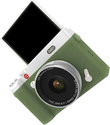 Obrázok produktu pre 16x digitálny kompaktný fotoaparát s veľkým displejom, automatickým priblížením, rozlíšením 64 MP, 3-palcovým LCD displejom, zelený, s funkciou prenosu