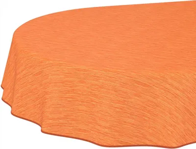 Produktbild von Tischdecke Wachstuch Einfarbig Rot Robust Wasserabweisend Oval Breite 140 cm Länge 160 cm