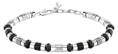 Immagine prodotto di Bracciale da uomo Pietre S1742 in onice e acciaio