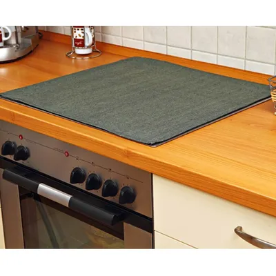 Produktbild von FireMat GreenSilk Edition 60x70cm, Feuerfeste Unterlage. Rutschfest beschichtet. Für Elektrogeräte wie Kaffeemaschinen, Wasserkocher, Airfryer uvm..