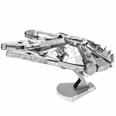 Obrázok produktu pre Metal Earth Millennium Falcon - Montagesatz - Shuttle - Millennium Falcon - Beide Geschlechter - Metall - Star Wars