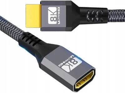 Produktbild von HDMI-Verlängerungskabel UltraHD 2.1 8K 60Hz 4K 120Hz 0,5m