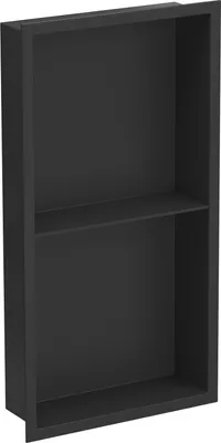 Image de Mexen X-Wall-R étagère à encastrer avec collier et tablette 60 x 30 cm, Noir - 1970603010S