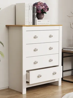 Produktbild von VCM Holz Kommode | Sideboard mit Schubladen | Maße ca. H. 95 x B. 79 x T. 40 cm - Balusa XL