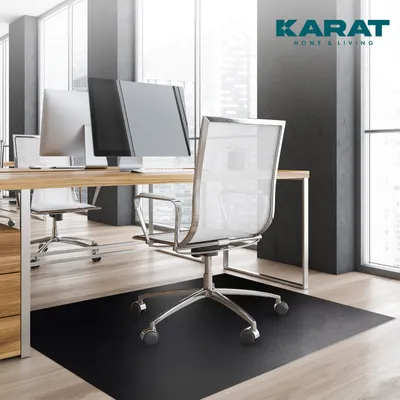 Produktbild von Bodenschutzmatte für Hartböden Neo in vielen Farben & Größen Schwarz 90x250 cm