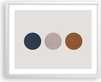 Produktbild von Gerahmtes Poster - Weißer Rahmen - Minimalistisch Räder Modern - 50x40 cm - Wand Bild - Wanddeko - Wandbilder - Kunstposter - Wandposter - Bilderrahmen - Bilder - Kunstdruck - P2WAA50x40-4524