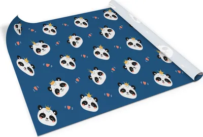 Immagine prodotto di Pandas - Pellicola adesiva in PVC per mobili - pellicola per rinnovo mobili - pellicola autoadesiva per mobili - cucina - armadi - pellicola decorativa per mobili - 100x50 cm