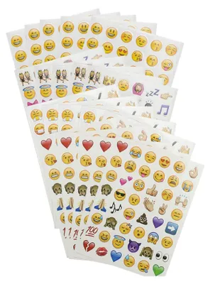 Produktbild von Emoji-Aufkleber: 960 lustige Aufkleber für kreative Projekte