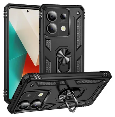Obrázok produktu pre Armor Shield puzdro na mobilný telefón pre Xiaomi Redmi Note 13 Pro 5G Cover Ultra Hybrid Case puzdro na mobilný telefón, čierne