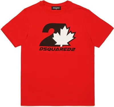Produktbild von Dsquared2 Kids Dq2471 Kurzarm-t-shirt Rot 12 Years Rot 12 Years