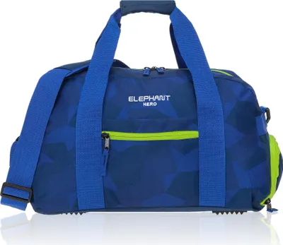 Produktbild von Sporttasche Elephant Hero Signature Tasche Sport Fitness Kindertasche Jungen Mädchen Schuhfach klein 12772 Cyber Camo Neon