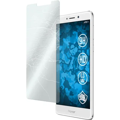 Produktbild von 2er-Pack PhoneNatic Glas-Folie klar  kompatibel mit Huawei Honor 6x - Panzerglas für Honor 6x