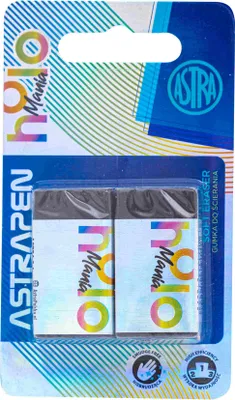 Image de Gomme noire Astrapen 2pcs ASTRA