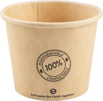 Produktbild von 100x Dressingbecher aus Karton 80ml Ø62mm