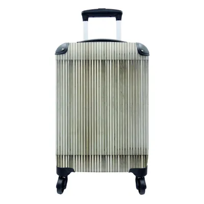 Produktbild von MuchoWow® Koffer Handgepäck Trolley Rollkoffer Kleine Reisekoffer mit 4 Rollen - Retro - Industriell - Muster - Cabin Size < 55x40x23 cm & 55x40x20 cm - Fotokoffer - Kabinenkoffer - Boardgepäck - Reise-Box - Reisekoffer - Reisegepäck - Koffer mit Bild - Trolley für Kinder