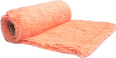 Obrázek produktu pro Pletené Minky Hair, Shaggy, Shaggy (18 mm) Lososová 50x160 cm