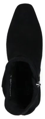 Produktbild von Caprice Damen Stiefelette mit gerafftem Schaft und Blockabsatz 9-25304-47, Größe:38 EU, Farbe:Schwarz