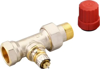 Obrázek produktu pro Danfoss Ventilgehäuse RA-N 20 R 3/4, Durchgang, matt vernickelt, 1 Stk.