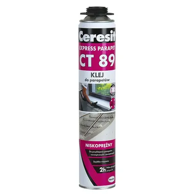 Produktbild von Ceresit CT89 Express Fensterbank-Polyurethan-Kleber 750ml Bauschaum