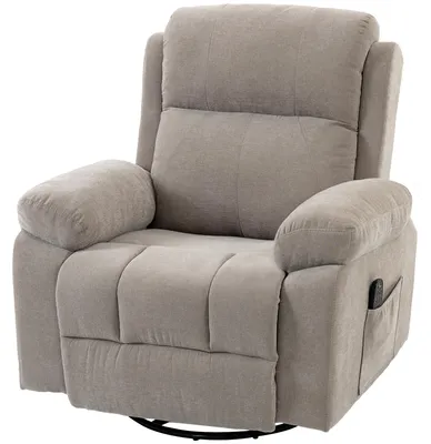 Produktbild von HOMCOM Relaxsessel Fernsehsessel Massagesessel mit Wärme und Massage Beige