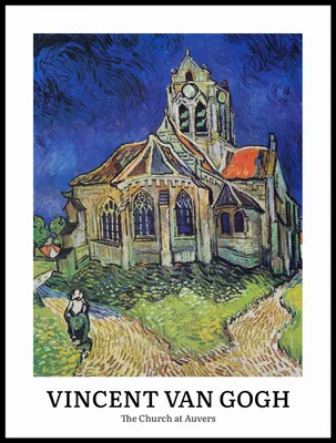 Zdjęcie produktu dla Plakat 60x80cm Design Auvers, Van Gogh Vintage do Salonu