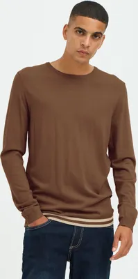 Produktbild von Blend BHPullover Herren Strickpullover Feinstrick Pullover mit Rippbündchen Rundhals-Ausschniit Regular fit