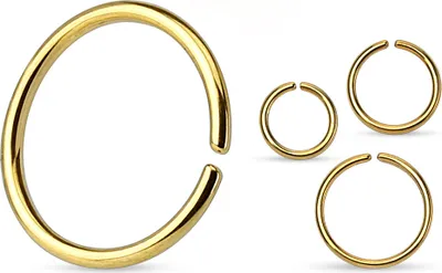 Produktbild von Continuous Ring Seamless Ring O-Ring Piercing Ring Chirurgenstahl Autiga® Ø 1 mm 8 mm