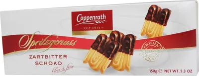 Produktbild von Coppenrath Spritzgenuss Zartbitter 150g