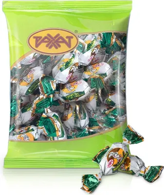Produktbild von Hartkaramellen - Almatinskij Sasnajka, mit Nussfüllung,  Rakhat, 150 g