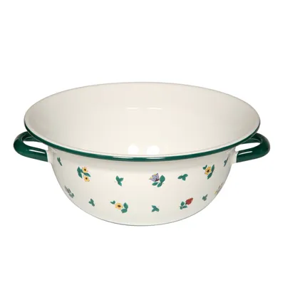 Image de Riess Weitling Ø28cm 3L Gmundner Streublumen émail