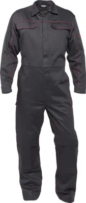 Produktbild von DASSY® Toronto Flammhemmender Overall mit Kniepolstertaschen SCHWARZ Gr.L Länge: STANDARD