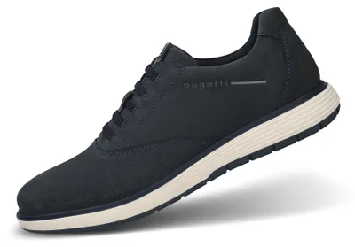 Obrázok produktu pre Bugatti – pánske papuče – model 321 – AS460, tmavomodrá farba, veľkosť 45