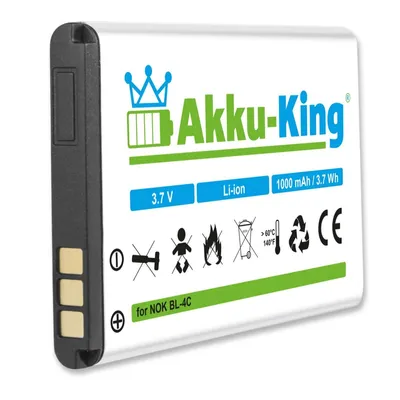 Akku kompatibel mit Olympia BL-40 - Li-Ion 1000mAh
