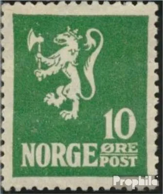 Produktbild von Briefmarken Norwegen 1922 Mi 105 postfrisch Wappenlöwe