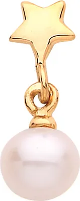 Image de Clou d’oreille cartilage unique Femme Or 375/1000 Perle d'eau douce - 9mm*3mm; TRS26148